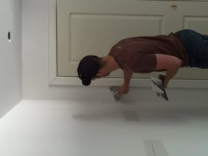 Ottawa Drywall Guys team applyig drywall to an Ottawa Home's wall