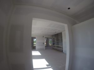 commercial drywall job