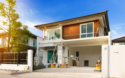 new build home under construction