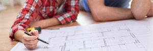 couple planning construction on their new home